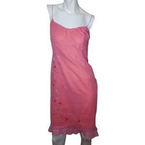 Tahari retro bright Y2K sundress